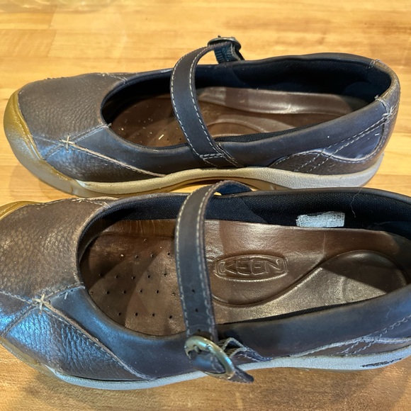 Keen Mary Jane shoes, 2 tone brown, size 38 - Picture 3 of 6
